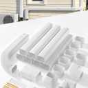 4'' 26Ft Mini Split Line Set Cover, Upgraded UV-Proof PVC Pipe