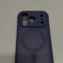 BERFY for iPhone 17 Pro Case, Compatible with MagSafe, Built-in Privacy Screen Protector, Camera Protection, Shockproof Full Body Phone Case 6.3", Translucent Deep Blue