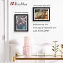 11x14 Picture Frame 2 Pack, Black Solid Wood, Wall Gallery Poster Frame