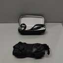 ESUFEIR Mini Travel Sun Umbrella for Purse With Case,Small Compact UV Umbrella Protection Sun,Lightweight Portable Parasol Windproof for Women Men Kids (Black)