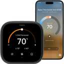 Aqara Smart Thermostat W200 with Apple Adaptive Temperature & Clean Energy Guidance, 4" Touchscreen, Matter Controller, Built-in Radar Sensor, Works with Apple Home, Siri, Google Assistant, Alexa