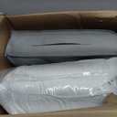 Natural Goose Down&Feather Pair Pillows Insert, Set of 2 Bedding Soft Pillows 100% Soft Cotton Queen 20x30in