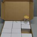 12 Pcs Glass Spice Jars with Bamboo Airtight Lids and 191 Labels - 8.5oz Small Food Storage Containers for Kitchen, Seasoning, Coffee, Herb - Spoon and Marker Included