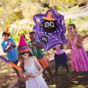 VINTS Spider Piata,Halloween Magie Spider Piata with Blindfold,Perfect for Boys Grils Birthday Party Game Activity Halloween Theme Parties Decorations(17.513.33.15in) Purple&Orange Pinata For Kids