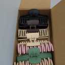 TOCESS 8 Pack Big Hair Claw Clips for Women Large Claw Clip for Thin Thick Curly Hair 90's Strong Hold 4.33 Inch Nonslip Matte Jumbo Hair Clips (8 Pcs) (Assorted A.Beige, Pink, Green, Khaki, Brown, Black)