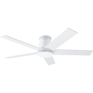 wurzee 52" Ceiling Fan with Light, White,6 Speeds DC Reversible Motor,Timing, Dimmable for Bedroom, Kitchen, Patios