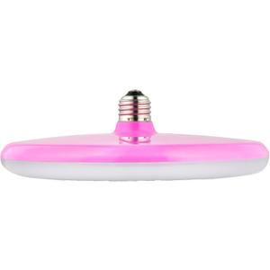 Sunlite LED UFO Pendant Light Bulbs, 15 Watts, 1250 Lumens, 3000K Warm White, Medium E26 Base, 120 Volts, 110 Degree Beam Angle, UL Listed, Indoor, Pink