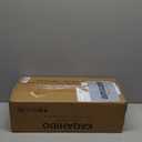 KAQAHIDO Extra Large 4 Tier Serving Tray Set, 34x22x10 inch Wave Edge Melamine Dessert Table Display Set, Tiered Trays Stand for Party Buffet Entertaining, Gold and White