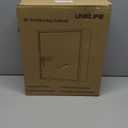 Uniclife 60 Position Slotted Key Cabinet with Combination Lock Resettable Black Digital Security Storage Box Steel Key Organizer with Slotted Racks White Key Tag Labels and Permanent Pen