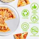 Rtteri 12 Pcs Pizza Pan Bulk Restaurant Aluminum Pizza Pan Set Round Pie Cake Plate Rust Free Cake Tray for Oven Baking Home Kitchen Restaurant Easy Clean (12 Inch)