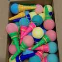 24 Pcs 4inch Ice Cream Foam Ball Launcher,Mini Ice Cream Cone Shooter Toys for Kids,Children,Carnival Prize,Party Favors