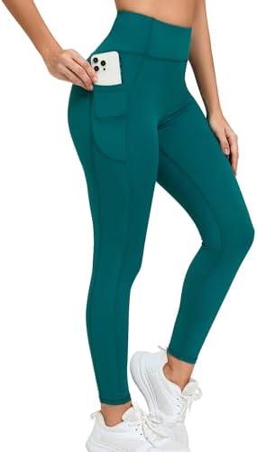 RUNNING GIRL High Waisted Leggings for Women,Tummy Control Workout Yoga Pants with Pockets Compression Pants Buttery Soft, M