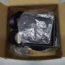 4 Inch Shower Drain, Square Shower Floor Drain Kit with Flange and Removable Cover Grate, AISI 304 Stainless Steel, Matte Black