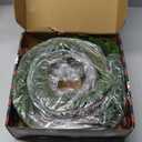 9 Ft Christmas Cedar Garland for Staircase Railing Real Touch Soft Bendable Faux Winter Xmas Greenery Pine Garlands Mantle Garland for Decoration for Table Fireplace Door Railing Wall Home Decor