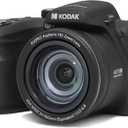 Kodak PIXPRO AZ405 Digital Camera, 40x Optical Zoom Bridge with 20MP Sensor, AA Batteries, OIS, 1080p Full HD Video, Black