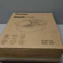 HOSPAN Collapsible Foot Spa with Heat, Bubble, Red Light, and Temperature Control, Foot Bath Massager with 8 Shiatsu Massage Rollers, Pedicure Foot Spa for Relaxation and Stress Relief (Gray)