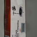 Lifepro Jumptrack Indoor Rebounder Trampoline for Adults with Handle Bar & Jump Counter  Foldable 40 Portable Silent Bungee System for Low-Impact Cardio & Exercise Trampoline Indoor/Outdoor Workouts