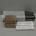 Coffee Cups with Lids 16 oz 100 Pack, Sleeves and Stirring Sticks, Black Disposable Hot Paper Cups with Lids, To Go Cups, for Parties, Picnic, Travel, and Events