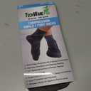TechWare Pro Plantar Fasciitis Socks - Ankle Compression Socks for Women & Men. Achilles Tendonitis Brace & Foot Arch Support size L