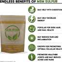 2 x MSM Organic Sulfur - 99.9% Pure MSM Supplement - Lab-Tested & Certified (1 Pound), No BBD