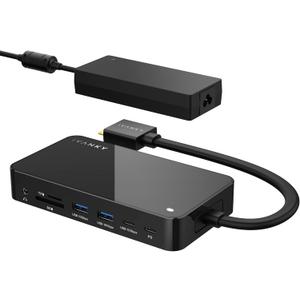 iVANKY FusionDock 1+ MacBook Pro Docking Station with 180W Power Adapter, 12-in-1 Dual 4K@60Hz USB C Dock for MacBook Pro/Air Thunderbolt 3/4 Dock HDMI 2.0, 96W PD, 6 USB, 2.5Gbps Ethernet SD/TF Audio