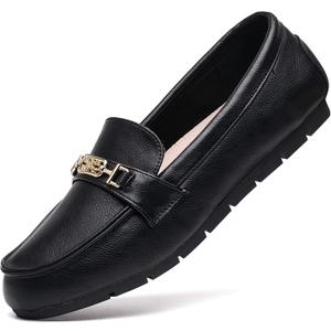 DeYashopin Women's Loafer Shoes Leisure Slip On Work Shoes Comfort Walking Flats