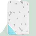 Crib Mattress Topper Pad Waterproof, Memory Foam 2-Inch Toddler Bed Mattress Fit Baby Toddler Mattresses with Removable Crib Mattresses Topper Cover Protector Machine Wash & Non-Slip | 52x 27