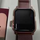 Smart Watches for Women, 1.83'' HD Fitness Tracker with Answer/Make Calls, Heart Rate/Sleep/SpO2 Monitor, 120+ Sport Modes, IP68 Waterproof, Compatible iPhone/Samsung/Android (Rose Gold)