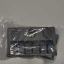 THALASSA Marine Boat Rocker Switch Aluminum Panel Waterproof with 6 Gang Blue LED Switches, 3.1A Dual USB Outlet, Red Digital Voltage Display, DC 12V Car Power Socket for Car Truck RV Vehicles Yacht