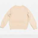 Boys and Girls Wool Sweater Fall Winter First-Line Ready to Wear Crewneck Long Sleeve Seamless Sweater(Small)