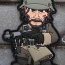 John Hitman #9 WW2 German Stormtrooper PVC Morale Patch