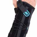 DonJoy Advantage DA161WB02-BLK-R Stabilizing Speed-Wrap Wrist Brace for Carpal Tunnel, Sprains, Strains, Tendonitis, Instabilities, Palm/Dorsal Stays, Right