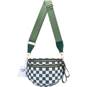 DOB SECHS Crossbody Purse Small Messenger Bags for Women Shoulder Bag (Bum Bag-green)