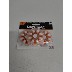 Rayovac Hearing Aid Batteries Size 13 for Advanced Hearing Aid Devices (24 Count)