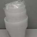 60 Pack 3.5/4/5/6/7 Inch Clear Nursery Pots with Drainage Hole,Variety Sizes Seed Starting Pots Transparent Plastic Plant Pots for Plants Transparency with 50 Plant Labels