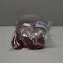 Kinlop 50 Pcs Spandex Chair Sashes Bows Chair Bands Slider Sashes for Covers Elastic Bands Ties Without Buckle Decorations for Wedding Party Events Ceremony Birthday(Burgundy)