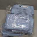 Bailarina Cloth Napkins Set of 100,17x17 inches Dinner Napkins Cloth Washable, Polyester Square Table Cloth Napkin Bulk with Hemmed Edges Ideal for Banquets, Parties and Weddings Blue Mist