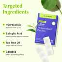 Pimple Patches For Face, Invisible Hydrocolloid Acne Patches Acne Treatment,Covering Zits & Blemishes in Skin and Face, Zit Patches with Salicylic Acid, FSA HSA Store Eligible Items 120 Count