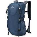 JIDIZHE Internal Frame Hiking Backpack for Women Men with Rain Cover (Blue, 18L)