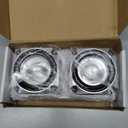 Super tweeters, Bullet Tweeters for Car Audio, 1 inch Tweeters, Speakers Car Audio, High Compression Titanium Super Bullet Tweeter with Crossover Capacitor (Pair) Loudspeakers