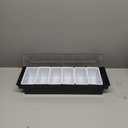 Winco 6-Compartment Condiment Holder