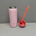 Owala FreeSip Insulated Stainless Steel Water Bottle with Straw for Sports and Travel, BPA-Free Sports Water Bottle, 32 oz, Pink, Angel Food Cake