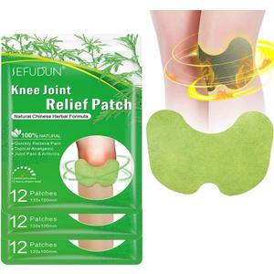 Herbal Natural Knee Patches, 36PCS Knee Relief Patches, Long-Lasting of Muscle and Joint Patches (3)