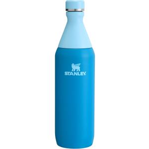 Stanley All Day Slim Bottle 20 oz | Twist On Lid with Leakproof Seal | Slim Design for Travel & Gym | Insulated Stainless Steel | BPA-Free | Azure