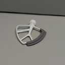 4.5-5 Quart Flex Edge Beater for KitchenAid Tilt-Head Stand Mixers White