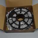 JMEXSUSS 168FT 600 LED Christmas Lights Outdoor Waterproof Clear Wire Indoor String Lights for Outside Warm White Christmas Tree Lights Plug in for Bedroom Wedding Party Valentines Decor