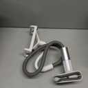 SAIJI Gooseneck Phone Stand for Bed, Lazy Bracket Cell Phone Holder Long Arm Clip Clamp Mount for Filming, Compatible with 4-7'' Mobile Cell Phone Stand Document Camera Nintendo Switch(Grey) (Upgraded Rotatable-Ball Clamp, Gray)