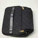 Double Layer Travel Makeup Bag: Portable Cosmetic Bag with Divider Organizer Case for Storage Cosmetics Make up Brush Large Capacity Toiletry Bag for Women and Girls, Black