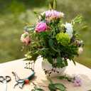 Floral Foam Blocks for Fresh and Artificial Flowers, 6 Pcs Each 8" L x 4" W x 2.8" H Wet and Dry Green Florist Foam for Weddings, Birthday Parties and Holiday Decorations
