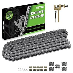 35 Chain 140 Links Chain Breaker Kit for Mini Bike Coleman CT100U CC100X Baja DB30 Blitz Racer Motovox MBX10 MBX11 Monster Mega Moto 80 105cc Predator 212cc 100cc 97cc Go Kart Minibike Parts